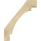 Ekena Millwork 6"W x 32"D x 40"H Merced Rough Sawn Knee Brace, Douglas Fir BRC06X32X40MRC00RDF - alternate 2